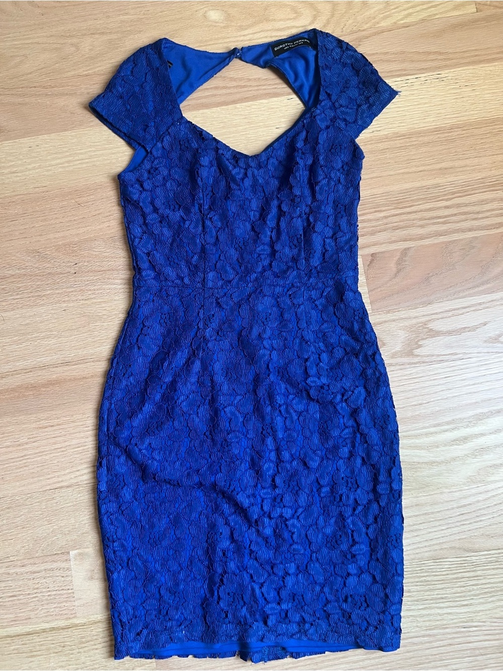 Dorothy Perkins Royal Blue Lace Mini Dress